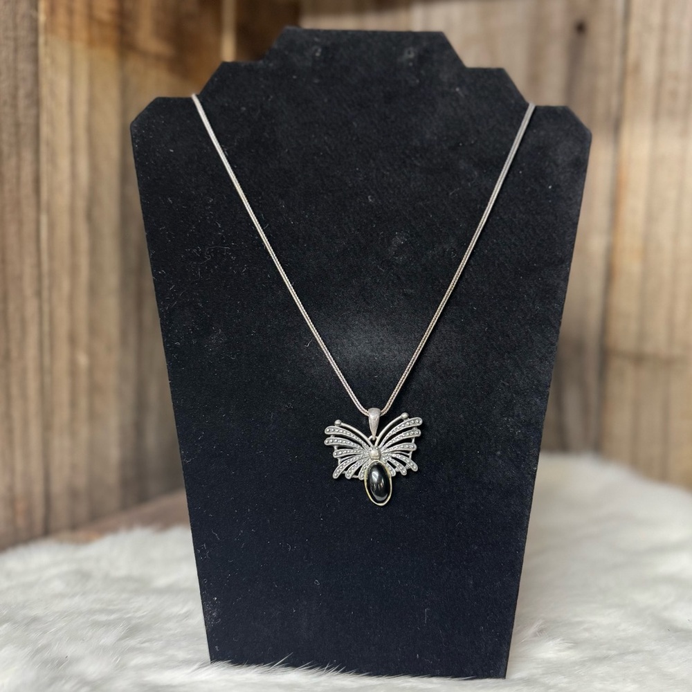Sterling Silver Butterfly Necklace